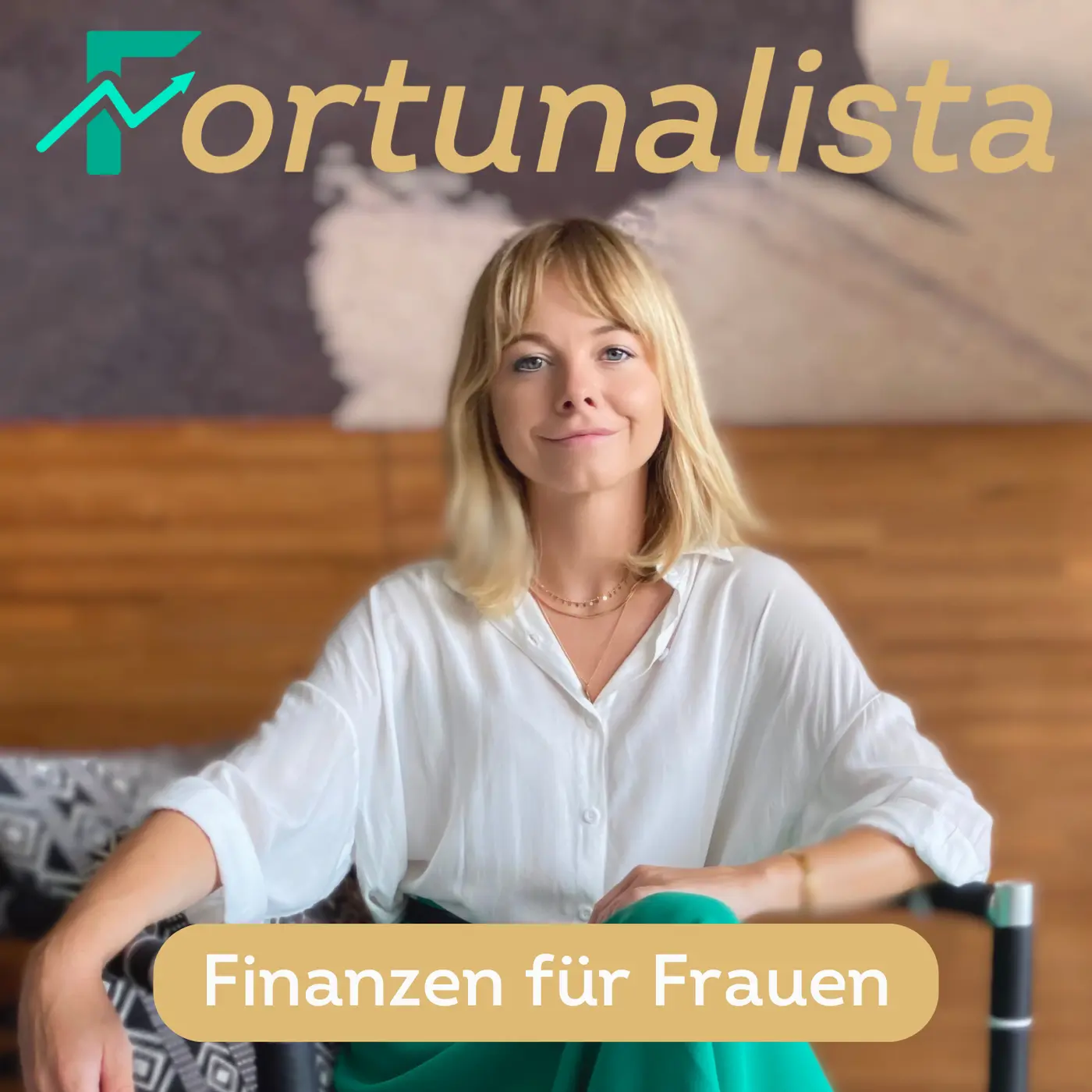 Podcast-Cover erstellen 3 Podcast-Cover von Fortunalista, dem Finanzpodcast für Frauen mit Margarethe Honisch